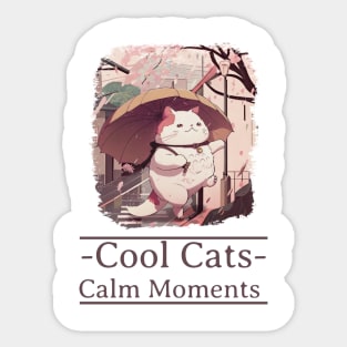 Cool Cats Calm Moments Sticker